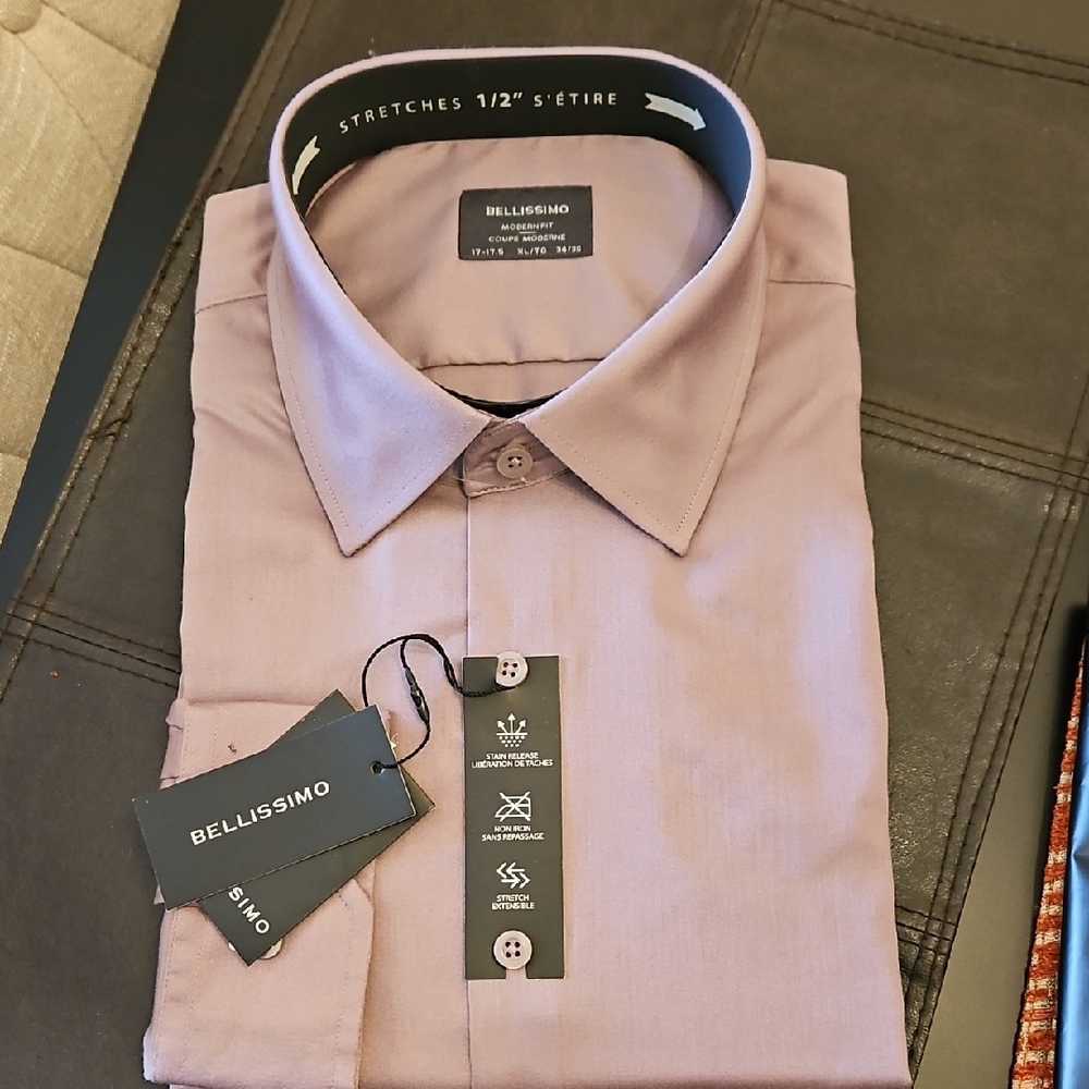 Men's Purple Dress Shirt